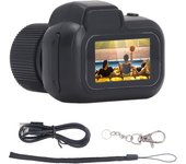 Mini Digital Camera Micro USB 1080P 180mAh Compact Video Camera 100 Minutes Battery Life Color Screen for Outdoor for Students
