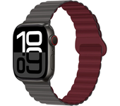Magnetic Strap For Apple Watch Band 40mm 45mm 46mm 44 mm 41mm 49mm 42 38 Silicone Bracelet iWatch series 8 SE 6 7 8 9 10 Ultra 2