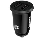 Cargador De Coche Philips Dlp2510 - 12W · 2Xusb
