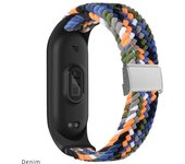 Bracelet for Mi band 7 Strap Elastic adjustable metal Nylon Braided Miband4 miband 5 correa pulseira for xiaomi Mi band 4 3 5 6