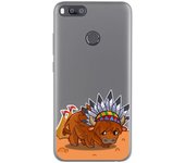 Tumundosmartphone Funda Gel Transparente Xiaomi Mi 5X/Mi A1 Bufalo Dibujos