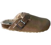 Zuecos Verbenas  para mujer en color beige