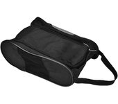 Bolsa de golf Bolsa de nylon Bolso transpurable para Actividades de golf Viaje para diferentes Zapatos (Negro)