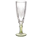 ARISE SHOP-Juego 6 Copas Cava Fantasía Cristal 170 Ml,Color Azul,Salmon,Verde.