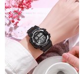 YIKAZE Kids Watches Fashion Luminous Waterproof Alarm Clock  Watches Boys and Girls Student Smart Electronic Watch Gift