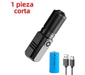 Powerful Led Flashlight XHP50 Use 18650 Battery Shot Long Smart Type-c Rechargeable Torch Lamp Waterproof Flashlight For Camping