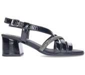 Callaghan 34203 Sandalias de tacón KIMY para mujer en negro de piel