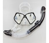 Snorkel Set Diving Mask For GoPro Underwater Sports Camera Anti-Fog Professional Swimming Goggles Dry Snorkeling Tube For Adults
