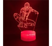 Anime The Avengers Infinity War 3D LED Nightlights Spiderman Ironman Hulk Thor Lamp Colorful Changing Night Lights Table Lampara
