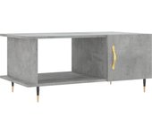 vidaXL Mesa de centro madera contrachapada 90x50x40 cm Blanco, Negro, Blanco brillante Mesita de Salón o Comedor o Auxiliar Mesa de Café Meuble Salón