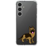 Tumundosmartphone Funda Silicona Antigolpes para Samsung Galaxy S24 FE 5G diseño Perros 03 Dibujos