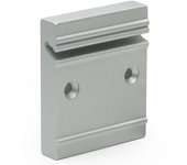 Placa colgador a50 p/muro-pared plata mate