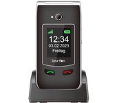 Beafon SL645plus 7,11 cm (2.8") 120 g Negro, Plata Teléfono con cámara