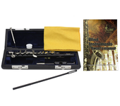 SLADE Piccolo 16 Holes C Key Multicolor Silver Key Piccolo White Copper Blow Pipe Woodwind Instrument  with Accessories