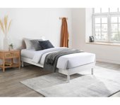 Vente-unique - Somier de láminas 90 x 190 cm - Blanco - MUCHIGAN de YSMÉE