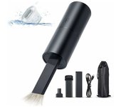 Mini aspiradora, aspiradora de mano inalámbrica, recargable por USB, potente soplado de succión 2 en 1, aspiradora portátil liviana para automóvil, computadora, teclado, pelo de mascotas, fácil de limpiar