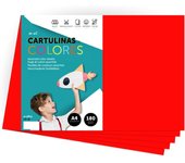 m-office Cartulina A4 180gr Colores Intensos para Manualidades