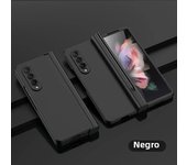 Phone Case For Samsung Galaxy Z Fold 6 5 4 3 5G With Pen Slot Holder For S Pen Hinge Plastic Cover With Front Screen Glass