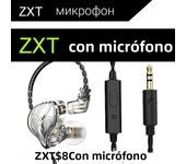 Newest QKZ ZXT MT1 In Ear Earphone Dynamic DJ Monitor IEM Earbud HIFI Sport Noise Cancelling Headsets M10 TA1 ST1 V90s T300 X7