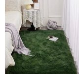 VIKAMA Silk Wool Rugs Luxurious Green Carpet Bedroom Full Of Nordic Ins Living Room Coffee Table Bedside Girl Rroom
