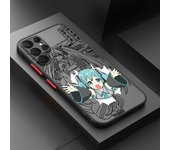 Vocaloid Cartoon Cute Girl For Samsung Galaxy S24 S23 S22 S21 S20 Ultra Plus FE Note 20 5G Frosted Translucent Phone Case