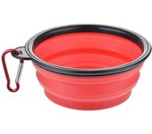 350/1000ml Large Collapsible Dog Pet Folding Silicone Bowl Outdoor Travel Portable Puppy Food Container Feeder Dish Bowl