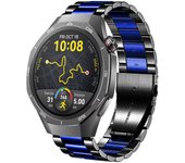 Correa de Acero para Huawei Watch GT 5 - 46mm / GT 5 - 46mm / GT 4 - 46mm / Amazfit GTR 4 / Bip 5 / Garmin Vivoactive 4, Modelo Metal Acero Ancho 22mm