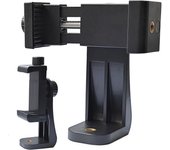 Tripod Mount Universal 360 Degree Mobile Phone Clip Compatible With 1/4 Screw Cellphone Holder Desk Tripod Adapter For iphone