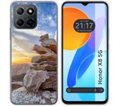 Funda Silicona para Huawei Honor X8 5G diseño Sunset Dibujos