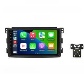 Android14 Radio 2Din Stereo for Mercedes Benz B200 Smart Fortwo 451 2006-2009 CarPlay Auto Audio Multimedia Player GPS Autoradio