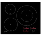 VITROCERAMICA INDUCCION CATA INSB 6032 BK 08063404 3 ZONAS COCCION ANCHO 63 CM