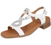 Zapatos de Tacon Oh! My Sandals Md5607 para mujer en color blanco