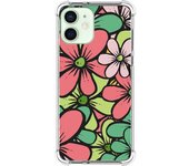 Funda Silicona Antigolpes para Iphone 12 Mini (5.4) diseño Flores 02 Dibujos