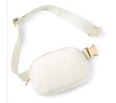 Riñonera deportiva de felpa LULU de nuevo estilo con forro polar, miniriñonera para teléfono móvil, bolsa de fitness para hombres y mujeres