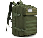 Mochila Táctica 45L Impermeable para Hombres - Senderismo, Camping, Viaje