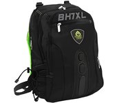 Keepout Mochila Gaming BK7 XL para Portátil 17, Bolsillos y Compartimentos Acolchados, Color Negro-Verde