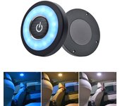 Car Interior Ambient Light Ceiling Lamp Car Reading Light Rechargeable LED Auto Styling Night Light For Automobiles Family Party