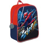 Mochila Mediana 3D Spiderman Zzipp 31Cm