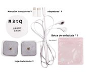 Portable Mobile Phone Connected Massage Device EMS Neuromuscular Stimulator TENS Relaxation Neck and Back Body Massage Device