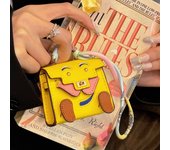 Mini Tiny PU Leather Handbag Decoration Pendant Bag For Airpods 4 3 2 Pro 2 For Galaxy Buds 3 3Pro 2 2Pro/Buds FE Headphone Case