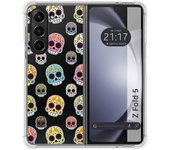 Funda Silicona Antigolpes para Samsung Galaxy Z Fold 5 5G diseño Catrina Dibujos