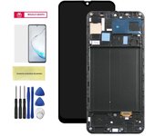 tft A50 Display Screen With Frame, for Samsung Galaxy A50 A505 A505FN/DS A505F/DS LCD Display Digital Touch Screen Replacement