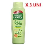 INSTITUTO ESPAÑOL GEL DE DUCHA  ALOE VERA 1250 ML PACK 3 UNI