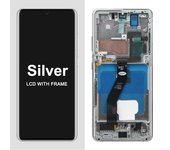 AMOLED S21 Ultra Screen Assembly for Samsung Galaxy S21 Ultra 5G G998B G998B/DS Lcd Display Touch Screen with Fingerprints
