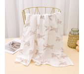 New Print Baby Cotton Swaddle Wraps 100% Muslin Cotton Blankets For Infants Bedding  Cover Newborn Soft Bath Towels