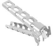 Pinzas de agarre para cuencos, pinzas para ollas Calientes, pinzas de aleación de Aluminio antiescaldadezas, soporte portáthil