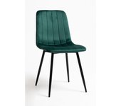 Silla Miller Black Terciopelo - Verde