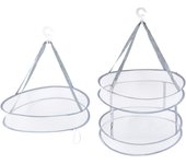 2 piezas de malla ropa colgante secador de ropa plegable tirar cesta de secado bastidores colgando ropa secadora cesta tela neta para ropa interior de lana