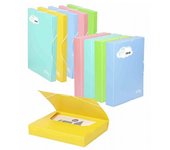 CARCHIVO - CARPETA SOLAPAS SOFT POLIPROPILENO C/ETIQUETA Y GOMA AMARILLO CARCHIVO 20160120 20160120