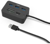HUB USB NOX CON LECTOR TARJETAS ONE COMPLETE USB 3